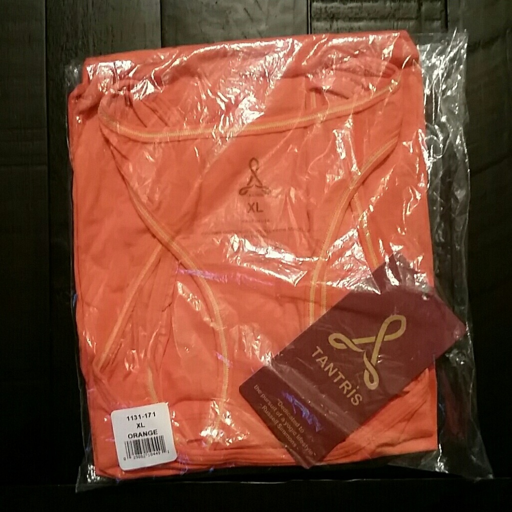 Tantris by Russell Simmons Yoga Tank Orange (One)